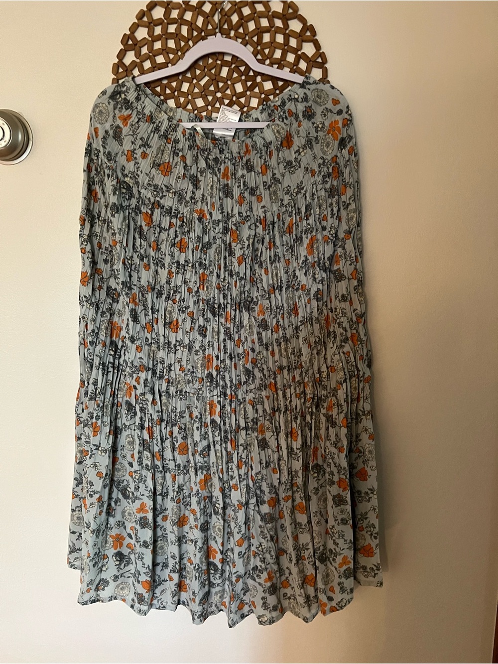 Floral maxi skirt